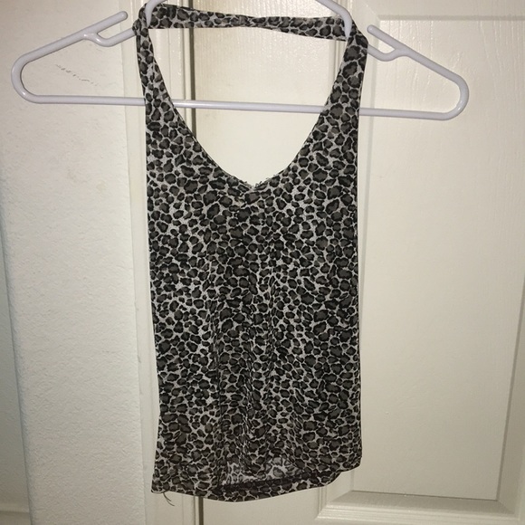 Leopard halter top - Picture 1 of 2